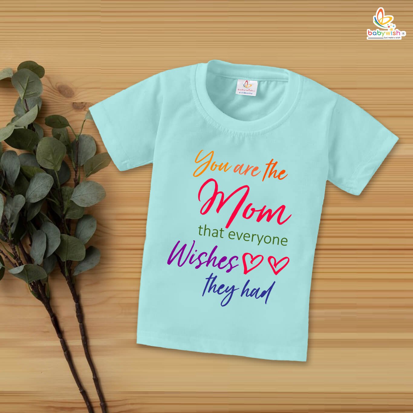 Mother’s Day Special T-Shirt for Boys & Girls – Half Sleeve Topwear for Unisex Kids, Soft Cotton, Comfortable Fit, Perfect Gift for Mother’s Day Celebration