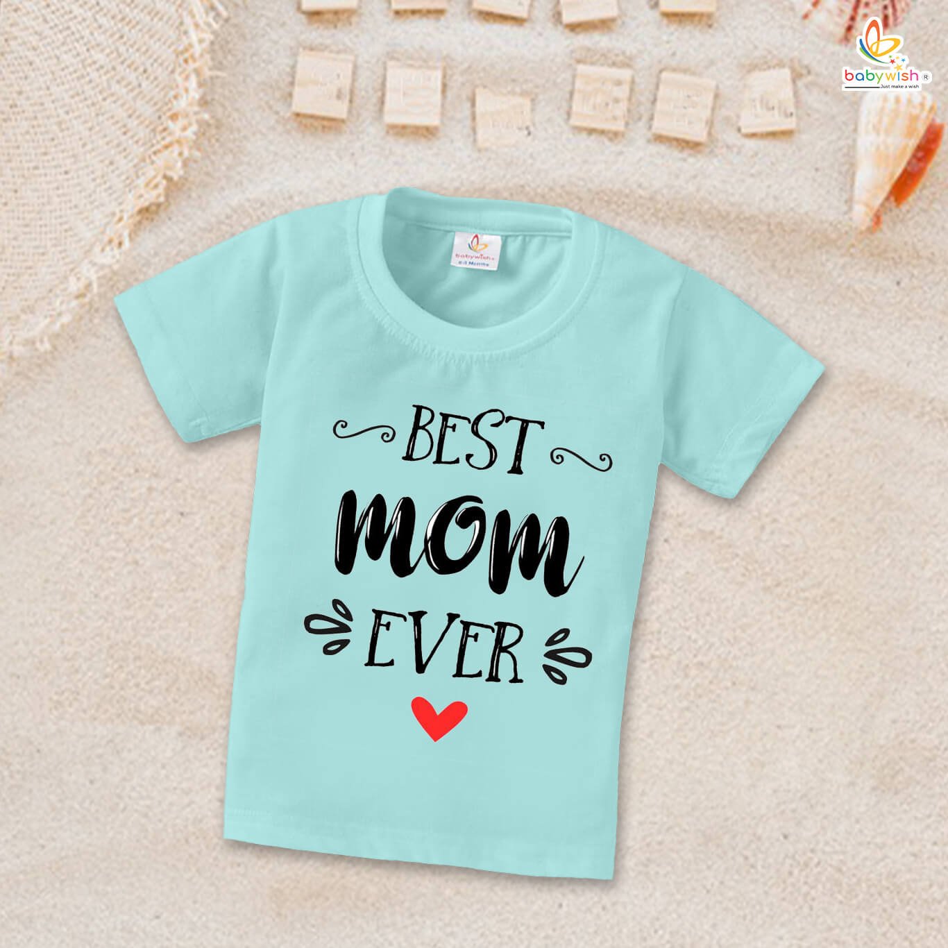 Mother’s Day Special T-Shirt for Boys & Girls – Half Sleeve Topwear for Unisex Kids, Soft Cotton, Comfortable Fit, Perfect Gift for Mother’s Day Celebration