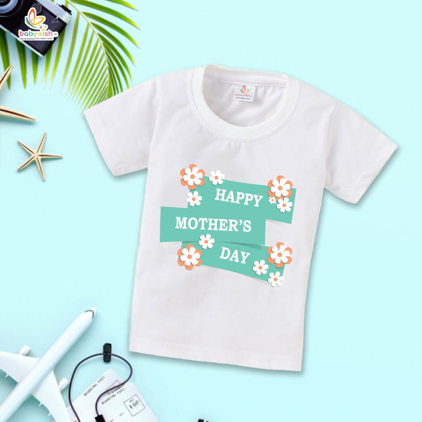 Mother's Day Special T-Shirt for Boys & Girls, Cute Half Sleeve Unisex Kids Topwear, Soft Cotton Tee for Toddlers and Children, Perfect Gift for Moms, Comfortable Daily Wear