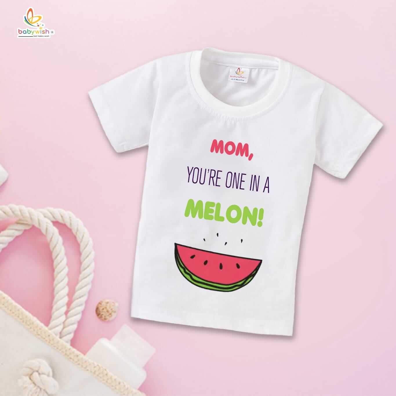 Mother's Day Special T-Shirt for Boys & Girls, Cute Half Sleeve Unisex Kids Topwear, Soft Cotton Tee for Toddlers and Children, Perfect Gift for Moms, Comfortable Daily Wear
