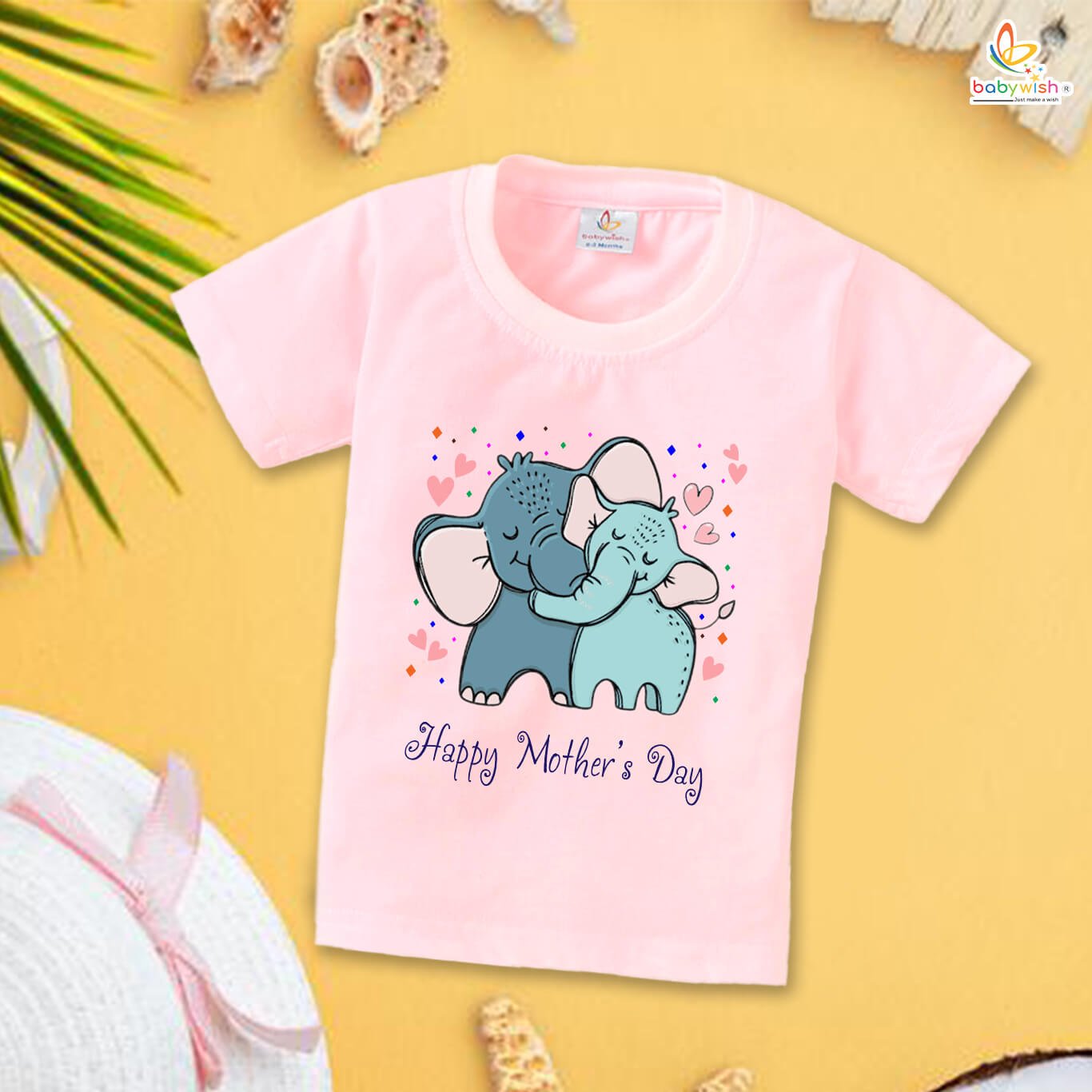 Mother’s Day Special T-Shirt for Boys & Girls – Half Sleeve Topwear for Unisex Kids, Soft Cotton, Comfortable Fit, Perfect Gift for Mother’s Day Celebration