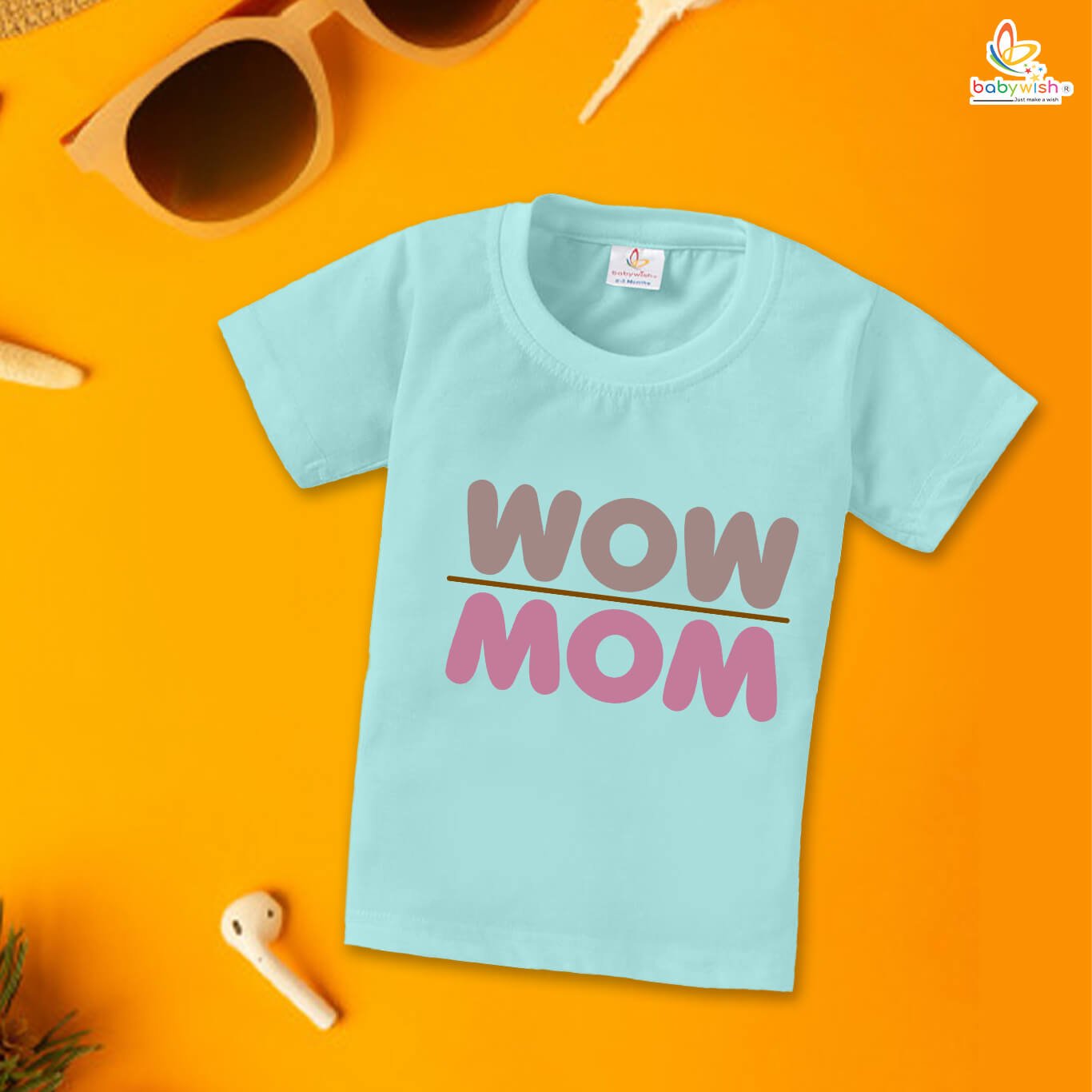 Mother's Day Special T-Shirt for Boys & Girls, Unisex Kids Half Sleeve Topwear, Cute Mom & Me Matching Outfit, Soft Cotton Tee for Toddlers and Babies, Ideal Gift for Mother's Day