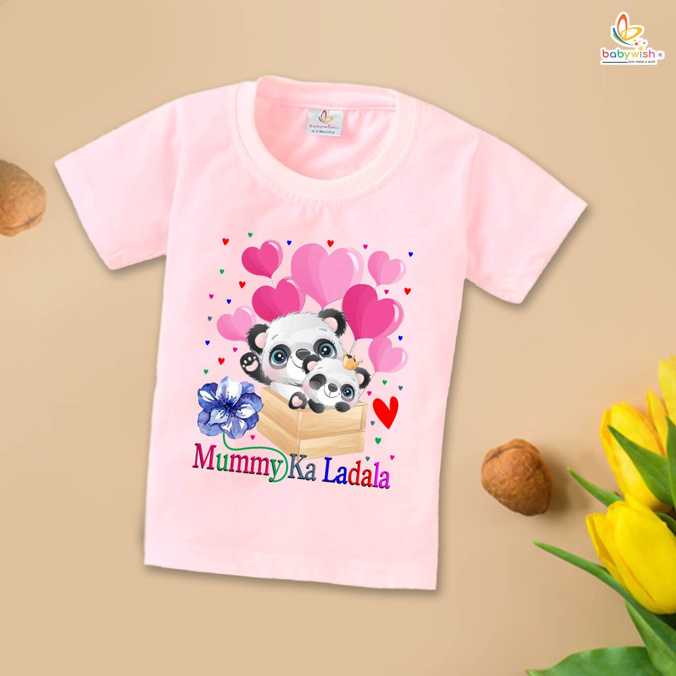 Mother’s Day Special T-Shirt for Boys & Girls – Half Sleeve Topwear for Unisex Kids, Soft Cotton, Comfortable Fit, Perfect Gift for Mother’s Day Celebration