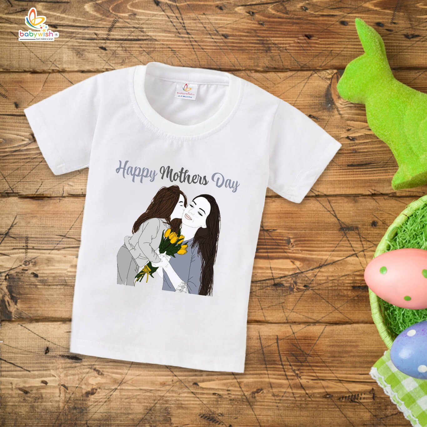 Mother's Day Special T-Shirt for Boys and Girls, Unisex Kids Half Sleeve Topwear, Cute Cotton Tee for Toddlers and Children, Perfect Gift for Moms, Comfortable Daily Wear