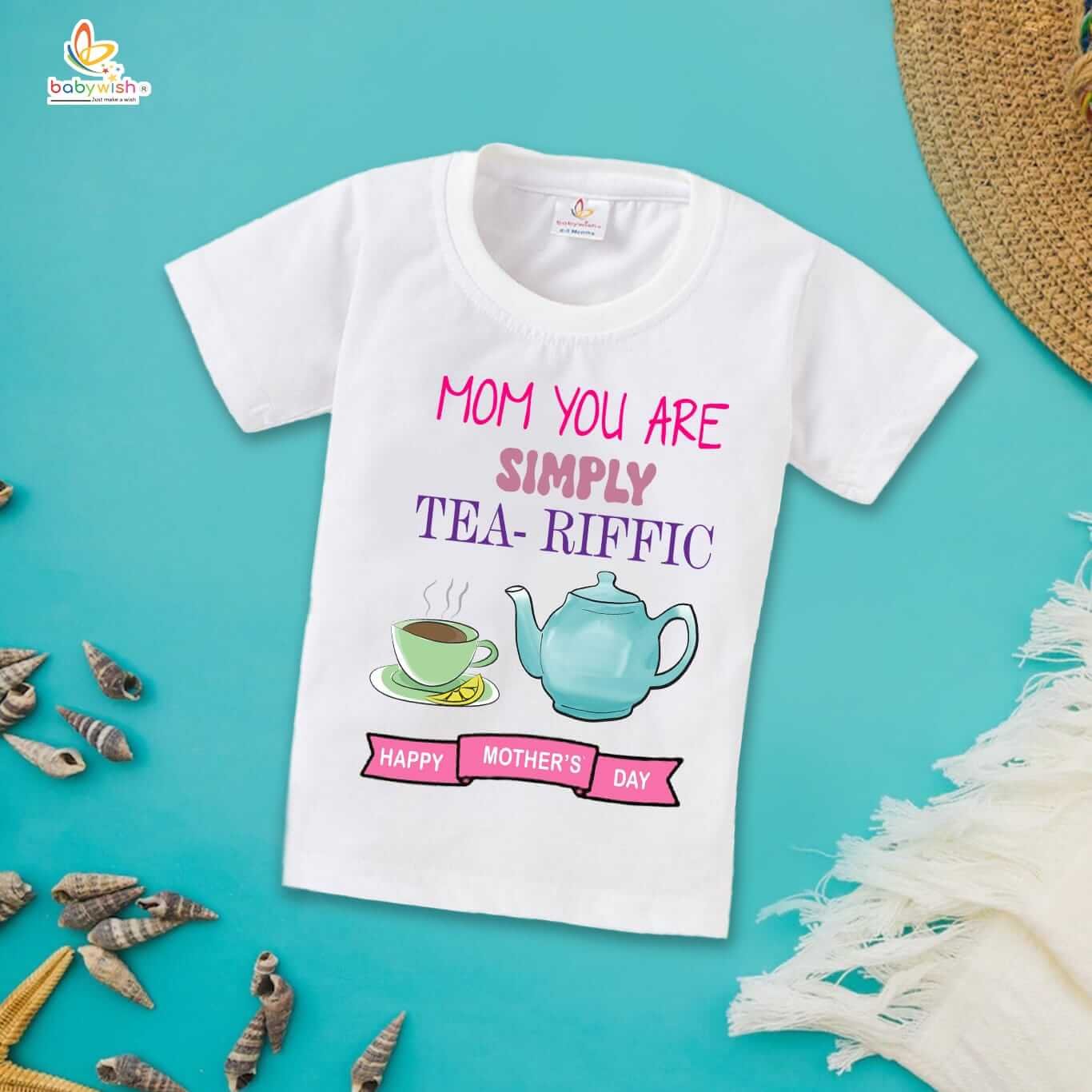 Mother's Day Special T-Shirt for Boys and Girls, Unisex Kids Half Sleeve Topwear, Cute Cotton Tee for Toddlers and Children, Perfect Gift for Moms, Comfortable Daily Wear
