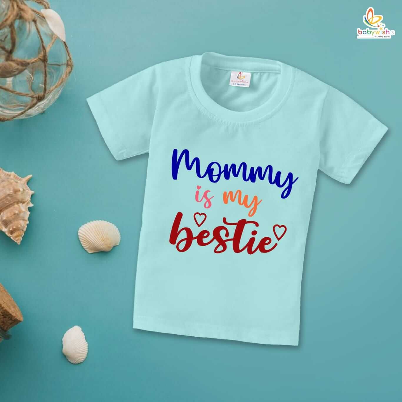 Mother's Day Special T-Shirt for Boys & Girls, Unisex Kids Half Sleeve Topwear, Cute Mom & Me Matching Outfit, Soft Cotton Tee for Toddlers and Babies, Perfect Gift for Mom & Child