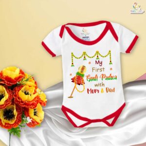 gudi padwa baby romper