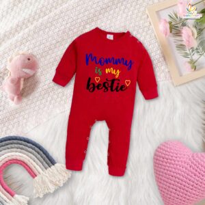 mothers day baby romper cotton soft outfit