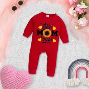 mothers day baby romper cotton soft outfit