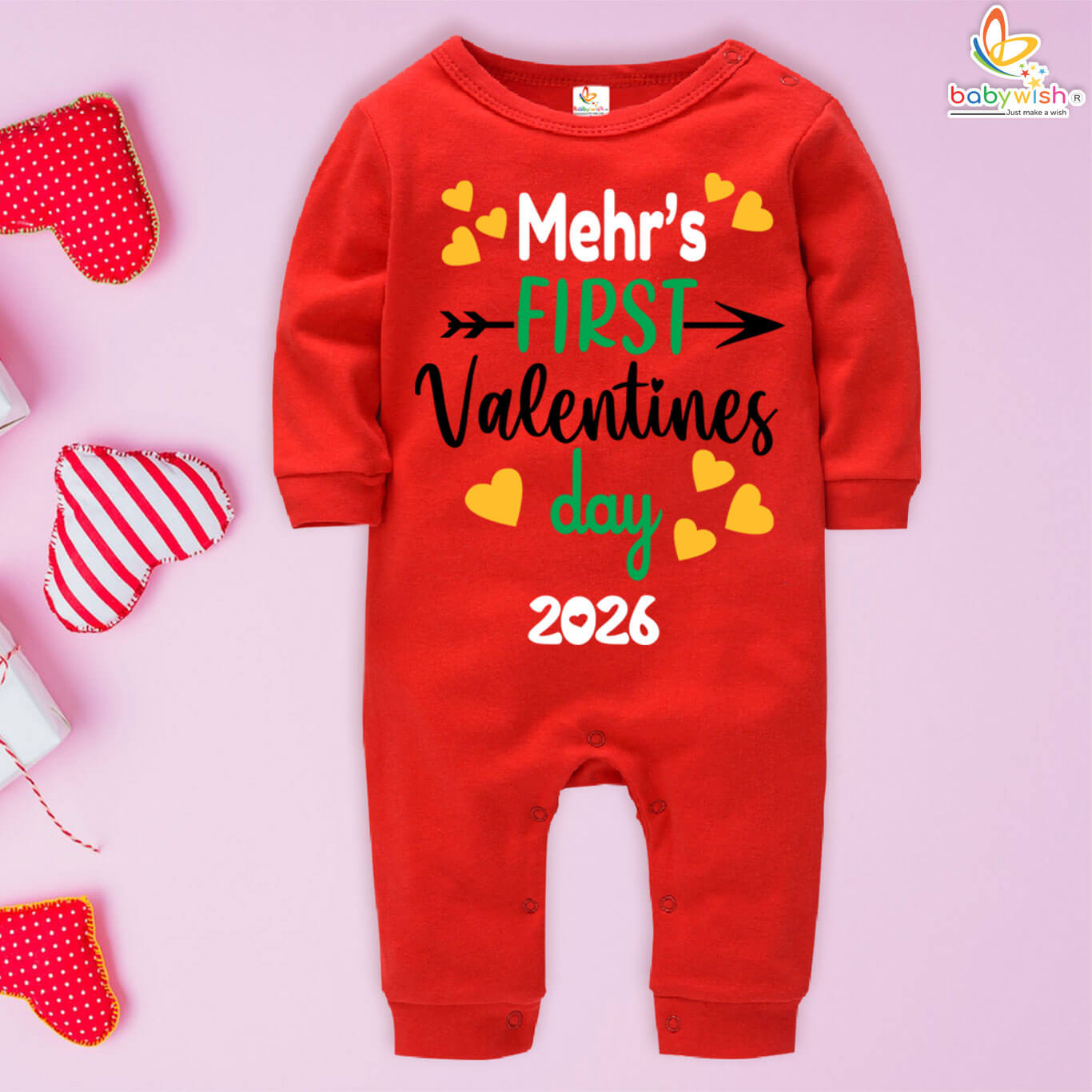 Baby full sleeve cotton romper