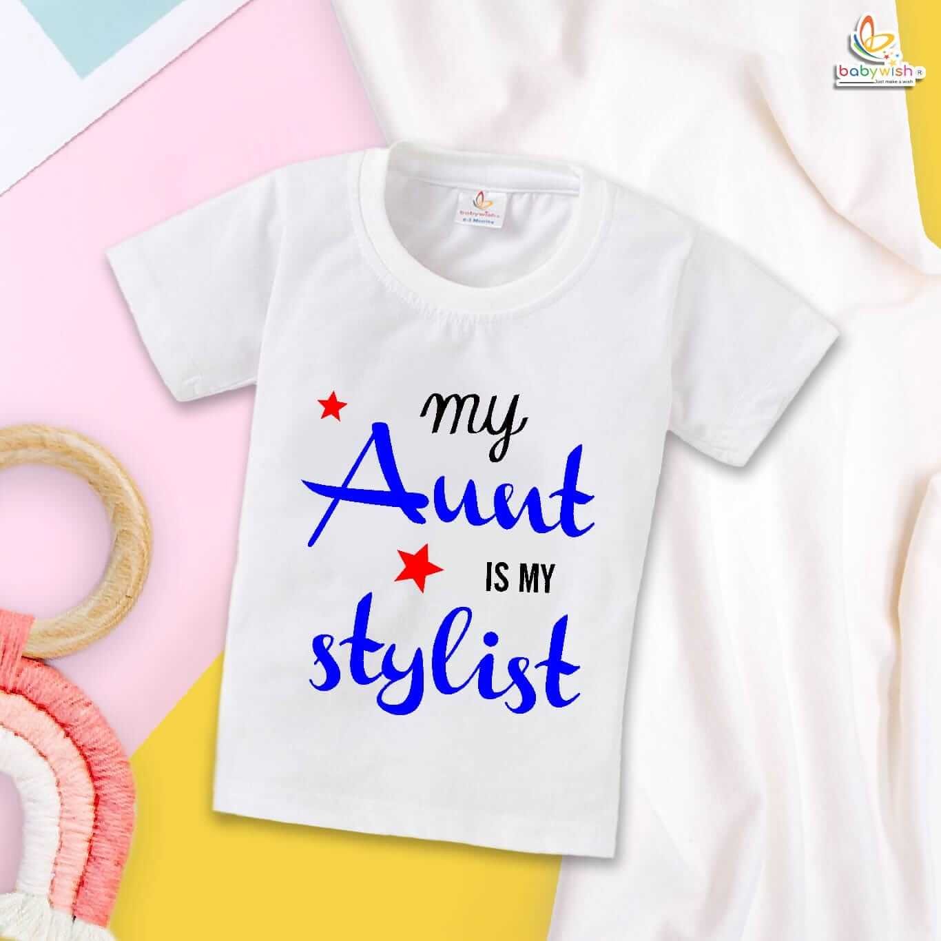 My Stylist Aunties – Maasi T-shirt for Babies & Toddlers | Cute Baby Clothes for Maasi | Babywish