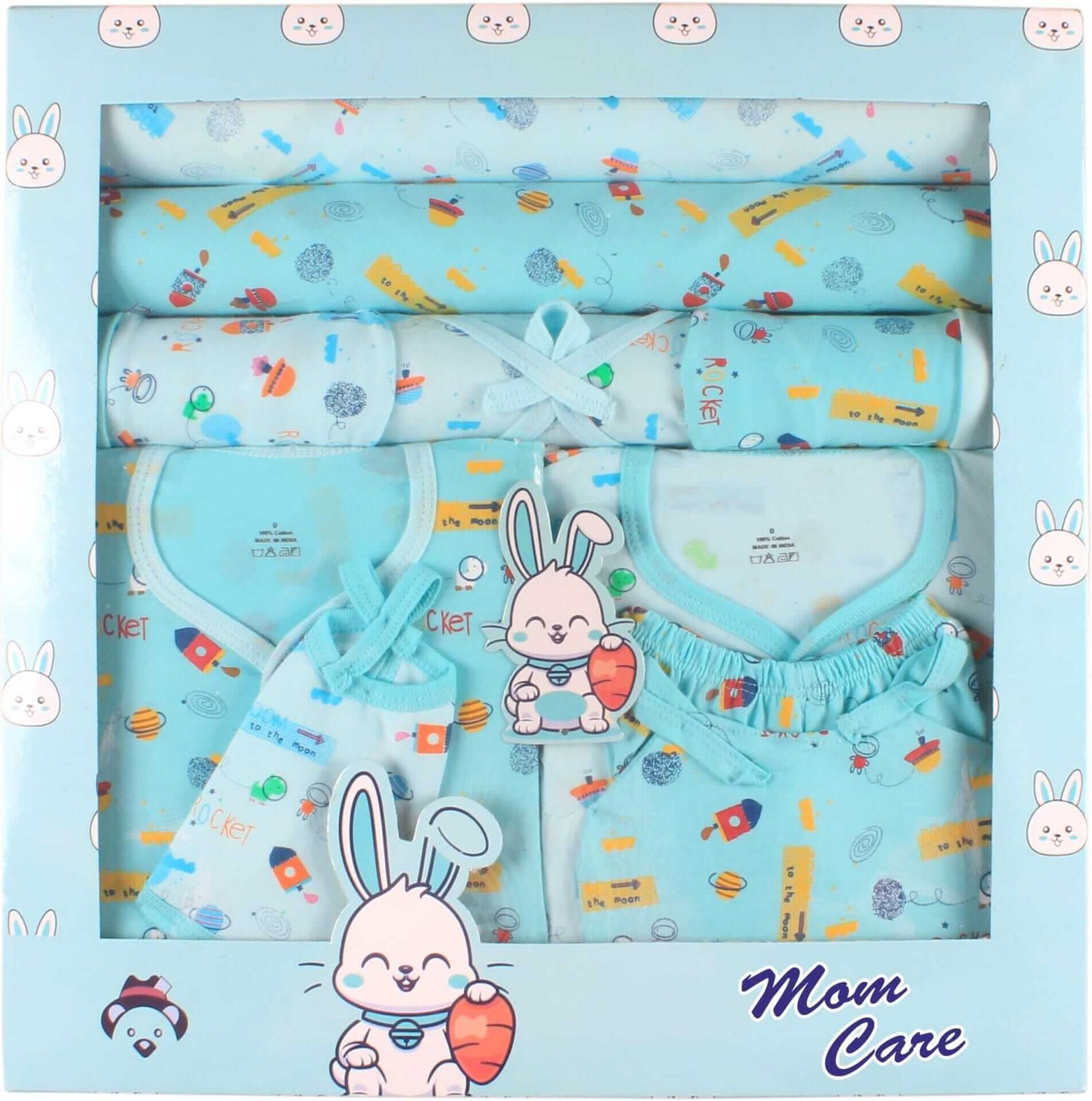 Newborn Baby Gift Set with Essential Clothes for Baby Boys & Girls | Baby Shower Gift Combo