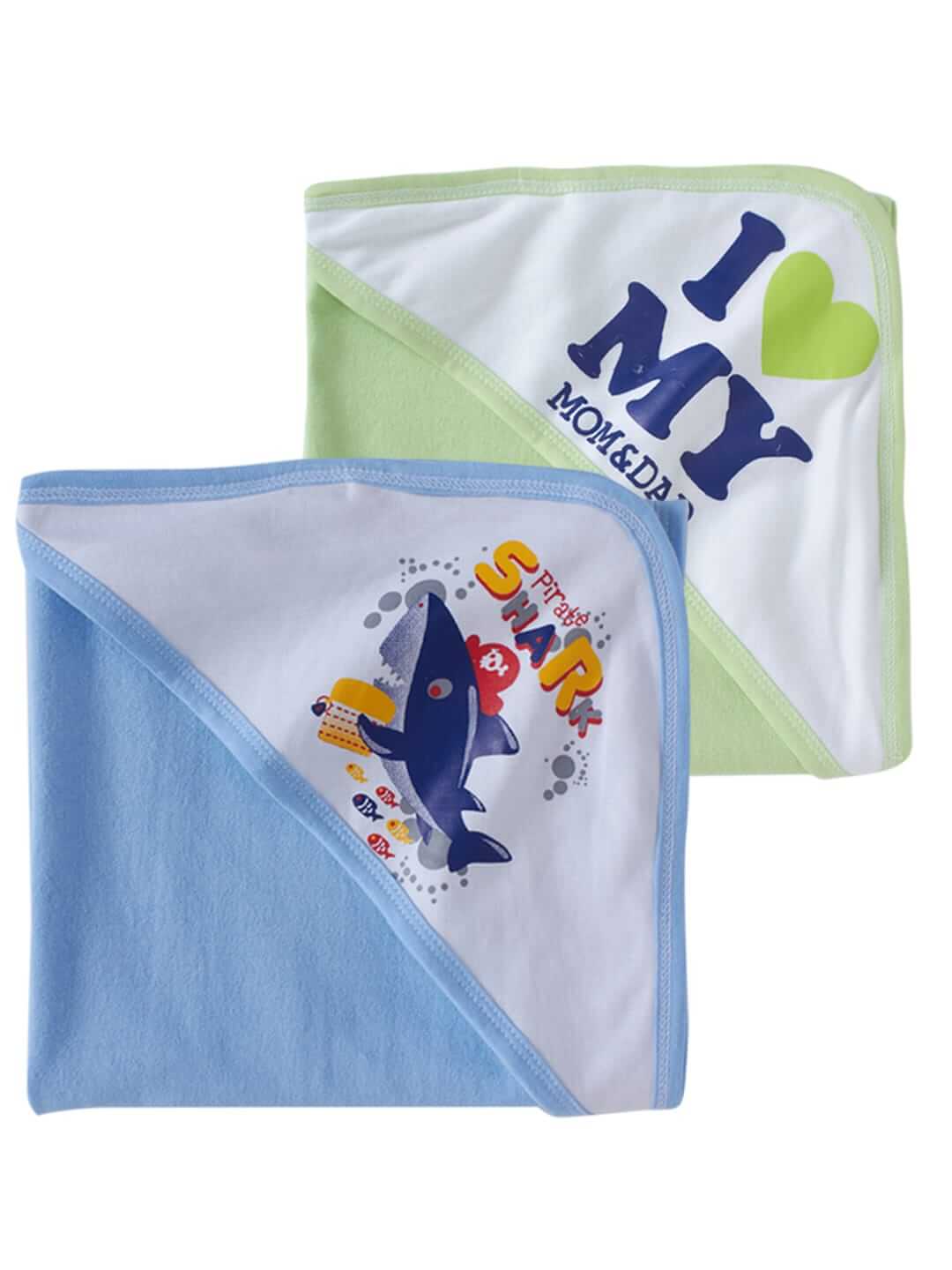 Baby Hooded Towels for Newborn – Combo Multicolor Bath Towels for Boys & Girls, Soft and Absorbent Infant and Kids Hooded Towels, Cozy Baby Bath Wraps