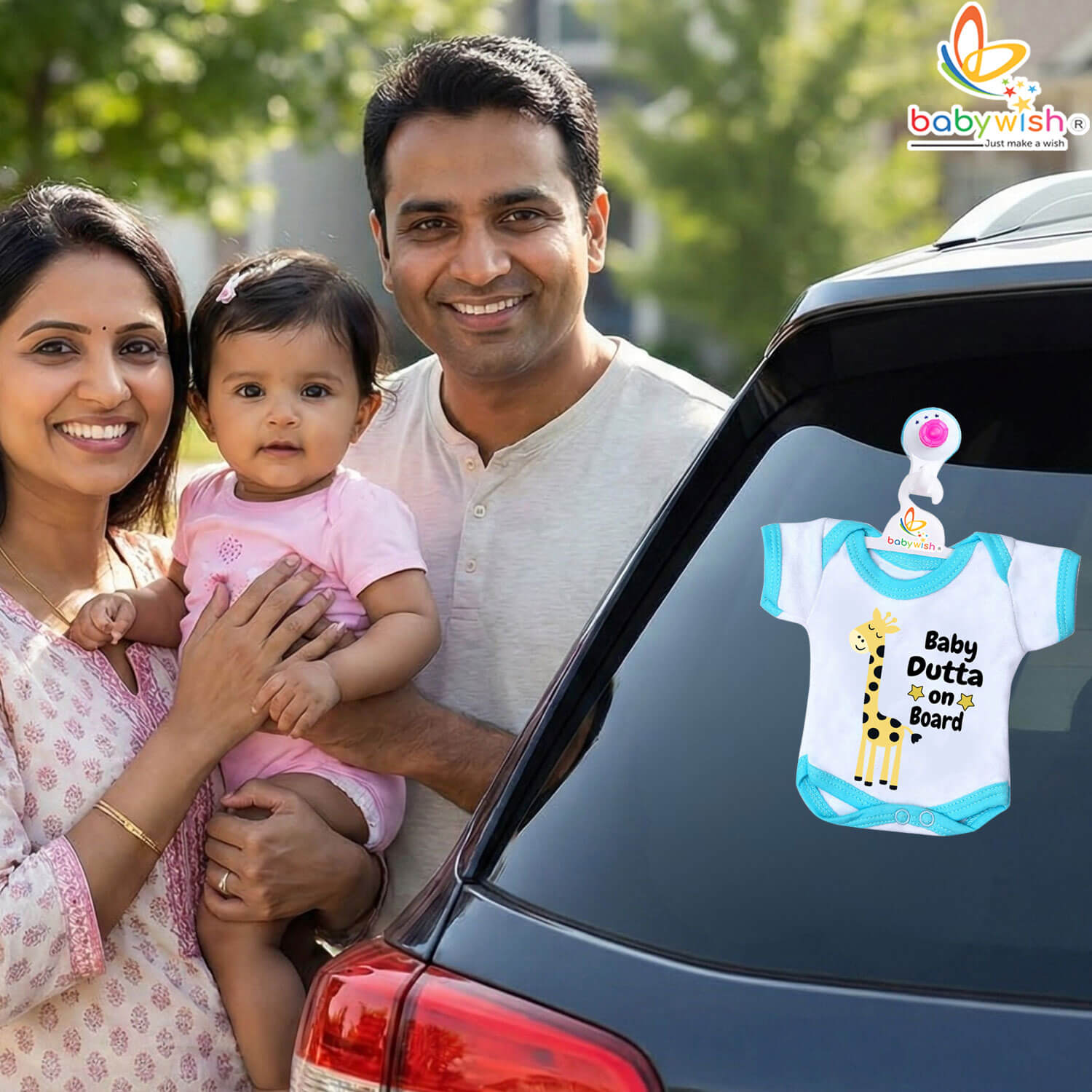 baby on board for car window