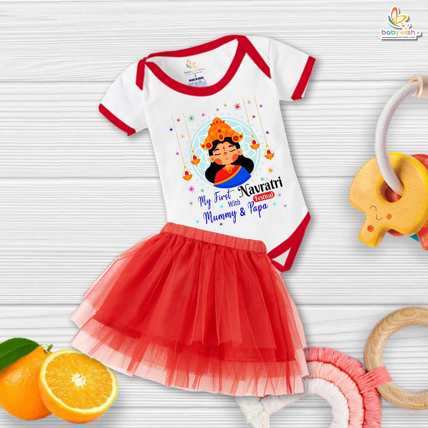 newborn-girls-tutu-skirt-romper-navratri-print-onesies-bodysuits-for-baby-0-to-12-months