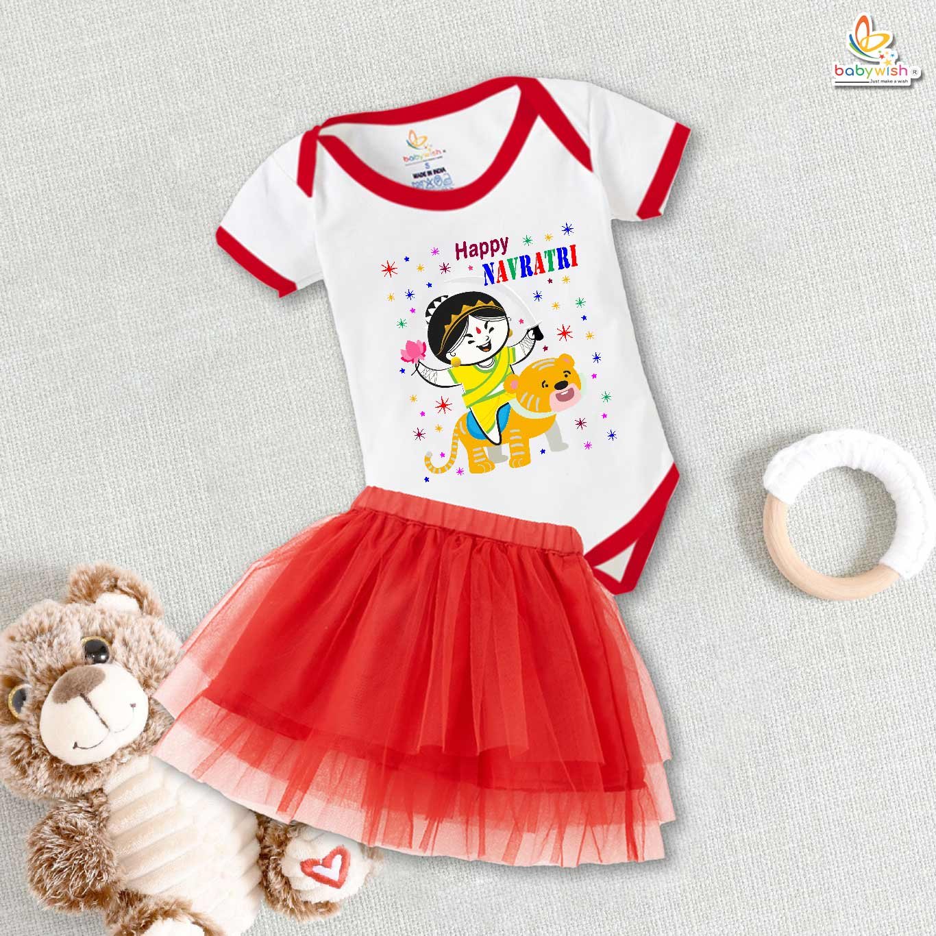newborn-girls-tutu-skirt-romper-navratri-print-onesies-bodysuits-for-baby-0-to-12-months