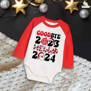 My First New Year Romper for Baby Boys & Girls – Soft Cotton Full Body Unisex Outfit for Newborn, Infant & Toddler – Perfect Festive Party Wear, Photoshoot & Gift Idea | Babywish