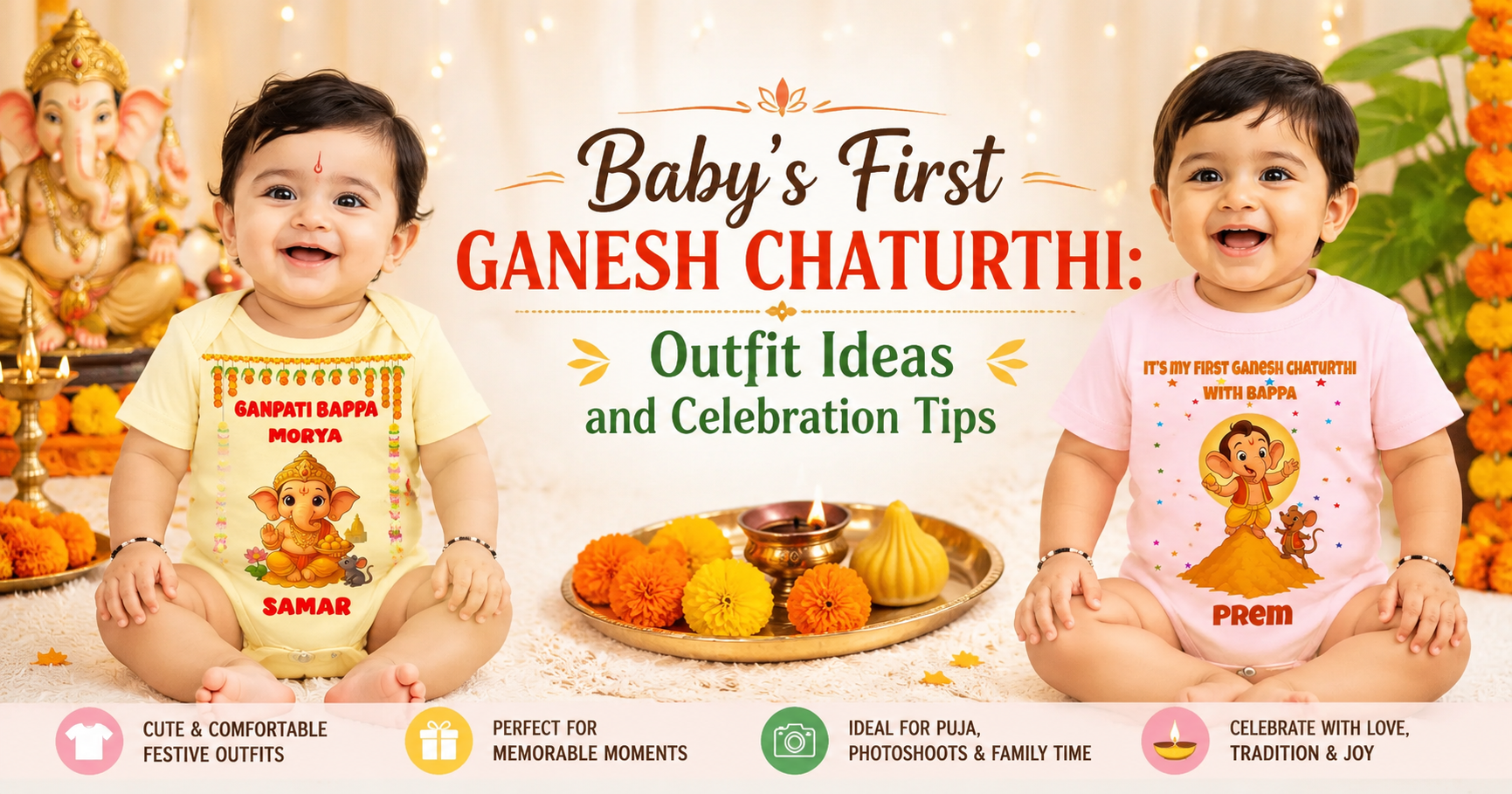 Baby’s First Ganesh Chaturthi: Outfit Ideas and Festive Tips for Little Ones