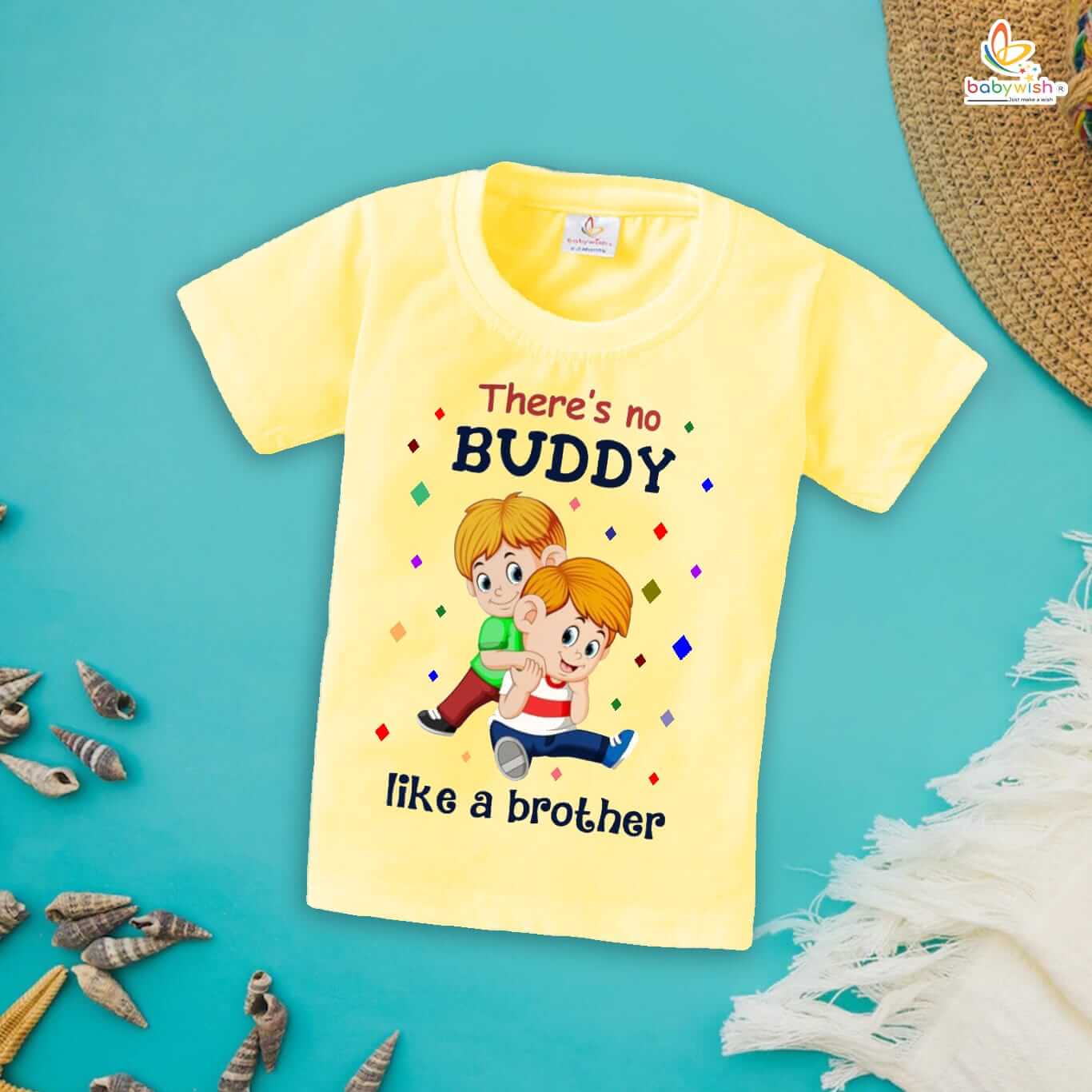 There's No Buddy Like a Brother Kids T-Shirt | Raksha Bandhan Brother T-Shirt for Boys | Babywish - Image 11