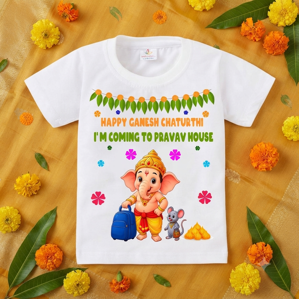 Ganesh Chaturthi T-Shirt for Baby