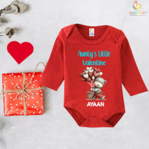 custom valentine baby onesie