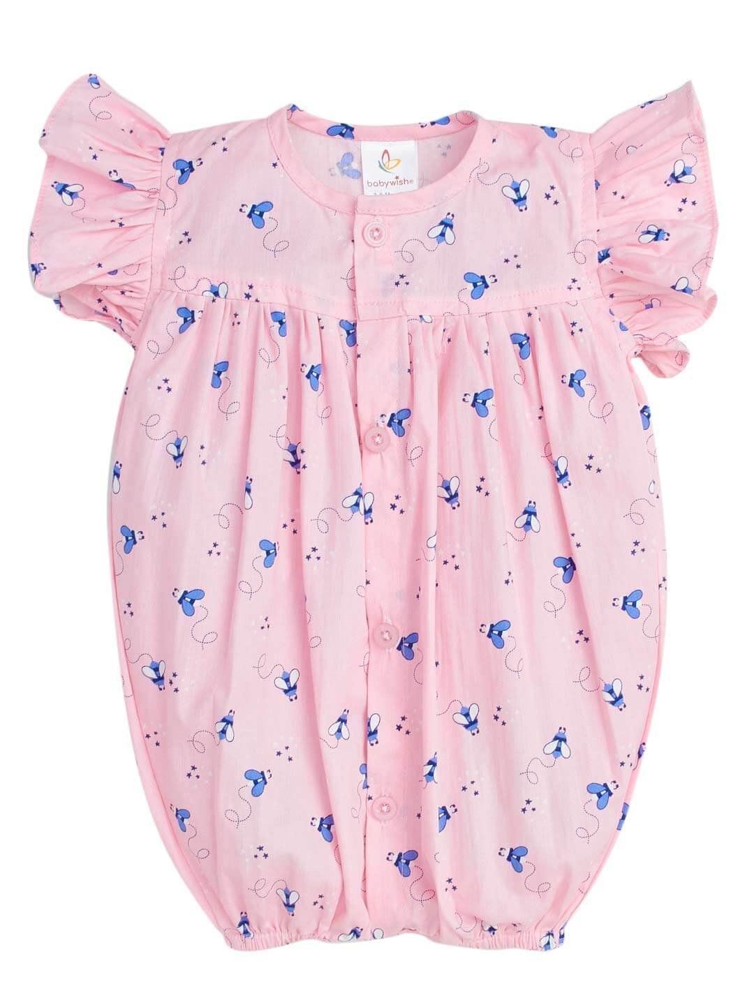 Baby Girls Cotton Jumpsuit | Sleeveless Romper for Newborns & Toddlers | Babywish