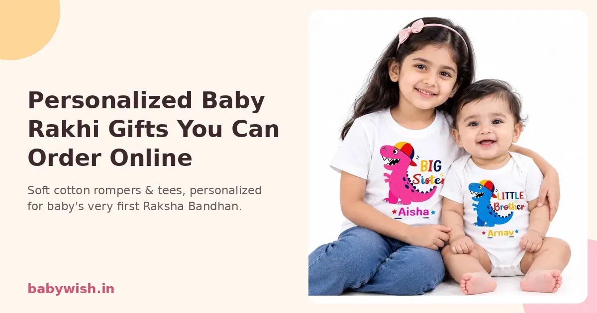 Personalized Baby Rakhi Gifts You Can Order Online