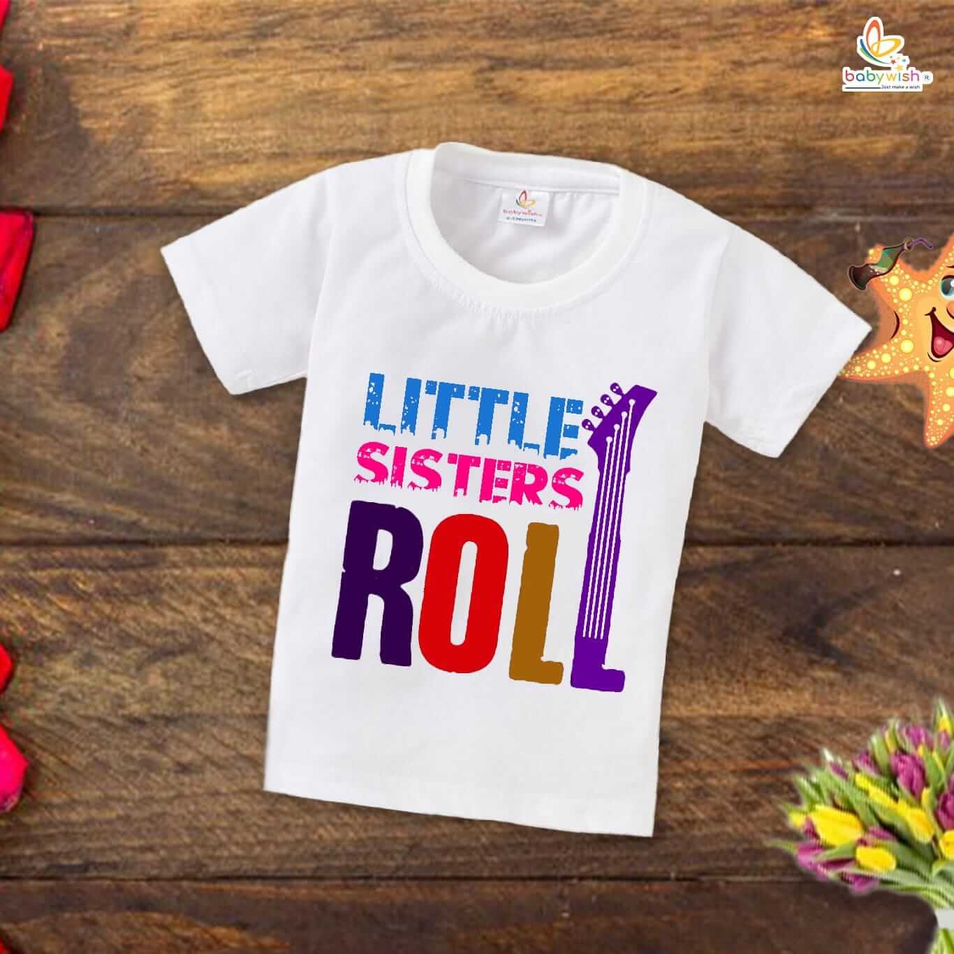 Rakshabandhan T-Shirt for Kids, Brother Sister Matching Outfit, Cute Rakhi Festival Gift Tee, Half Sleeve Cotton Topwear for Boys & Girls – Babywish
