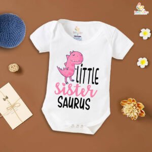 Rakshabandhan Romper for Baby Boys & Girls | Brother Sister Matching Dress | Cute Rakhi Festival Outfit | Newborn Rakhi Gift Clothing | Infant Onesie for Raksha Bandhan – Babywish