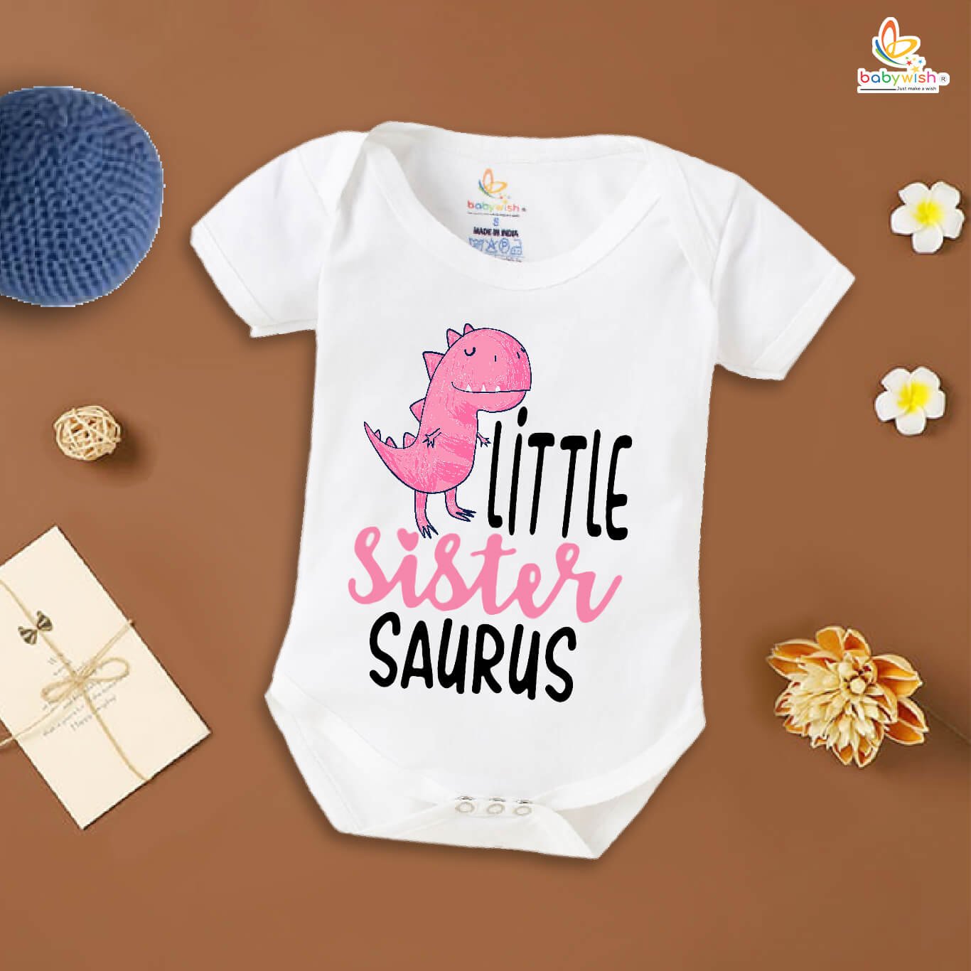 Rakshabandhan Romper for Baby Boys & Girls | Brother Sister Matching Dress | Cute Rakhi Festival Outfit | Newborn Rakhi Gift Clothing | Infant Onesie for Raksha Bandhan – Babywish