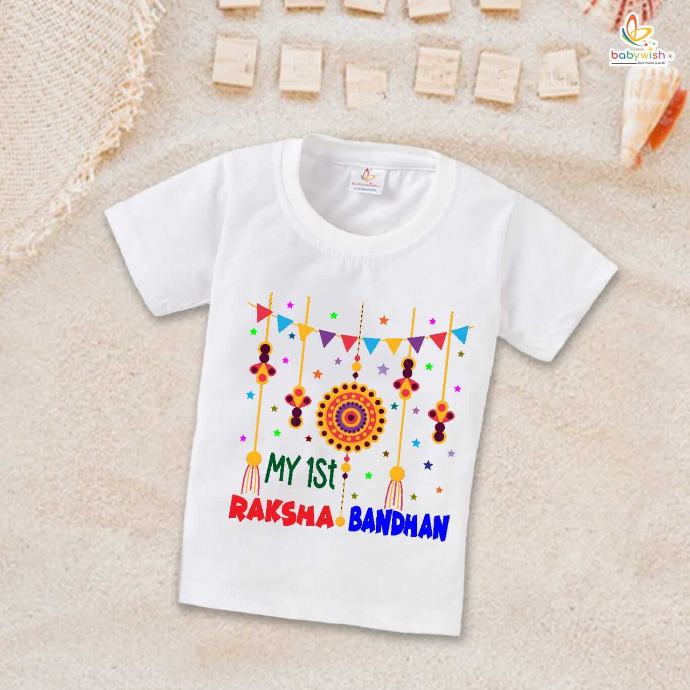 Rakshabandhan T-Shirt for Brother Sister | Rakhi Special Matching Dress | Raksha Bandhan Gift Tee for Kids Boys Girls & Adults | Family Festival Outfit for Rakhi Celebration 2025 – Babywish - Image 8