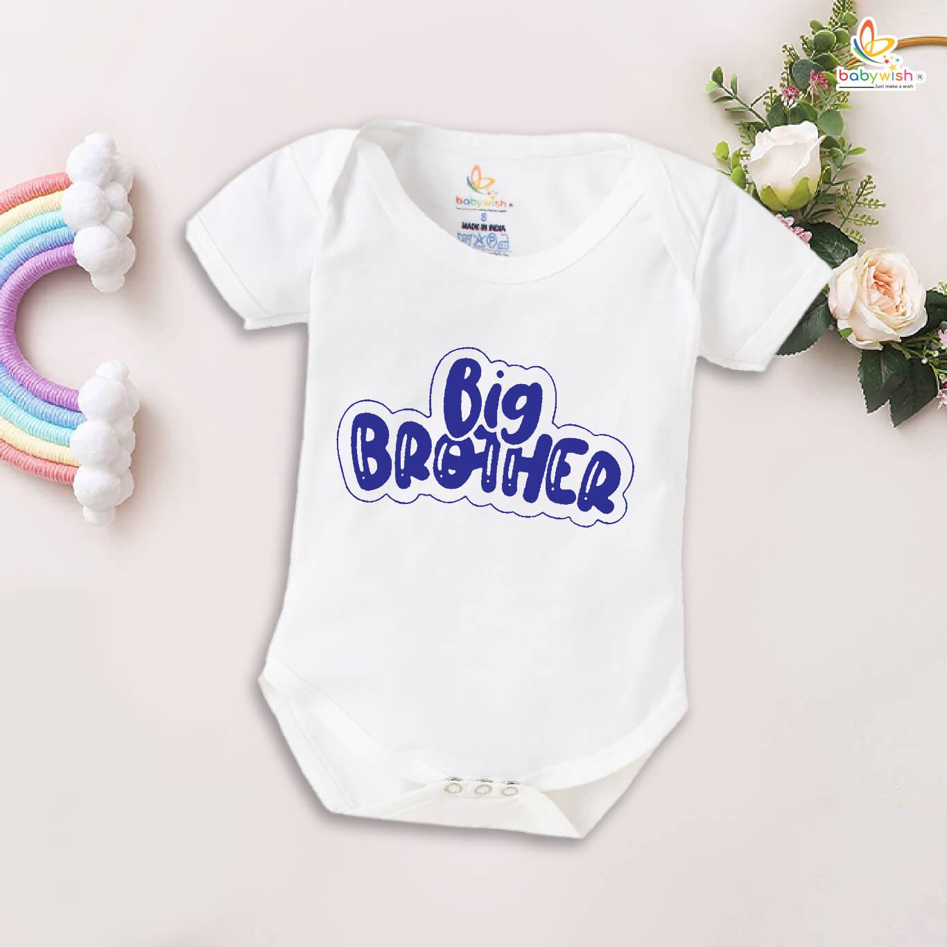 Rakshabandhan Romper for Baby Boys & Girls | Brother Sister Matching Outfit | Cute Rakhi Onesie Dress | Newborn & Infant Rakhi Gift Clothing | Festival Wear for Raksha Bandhan – Babywish