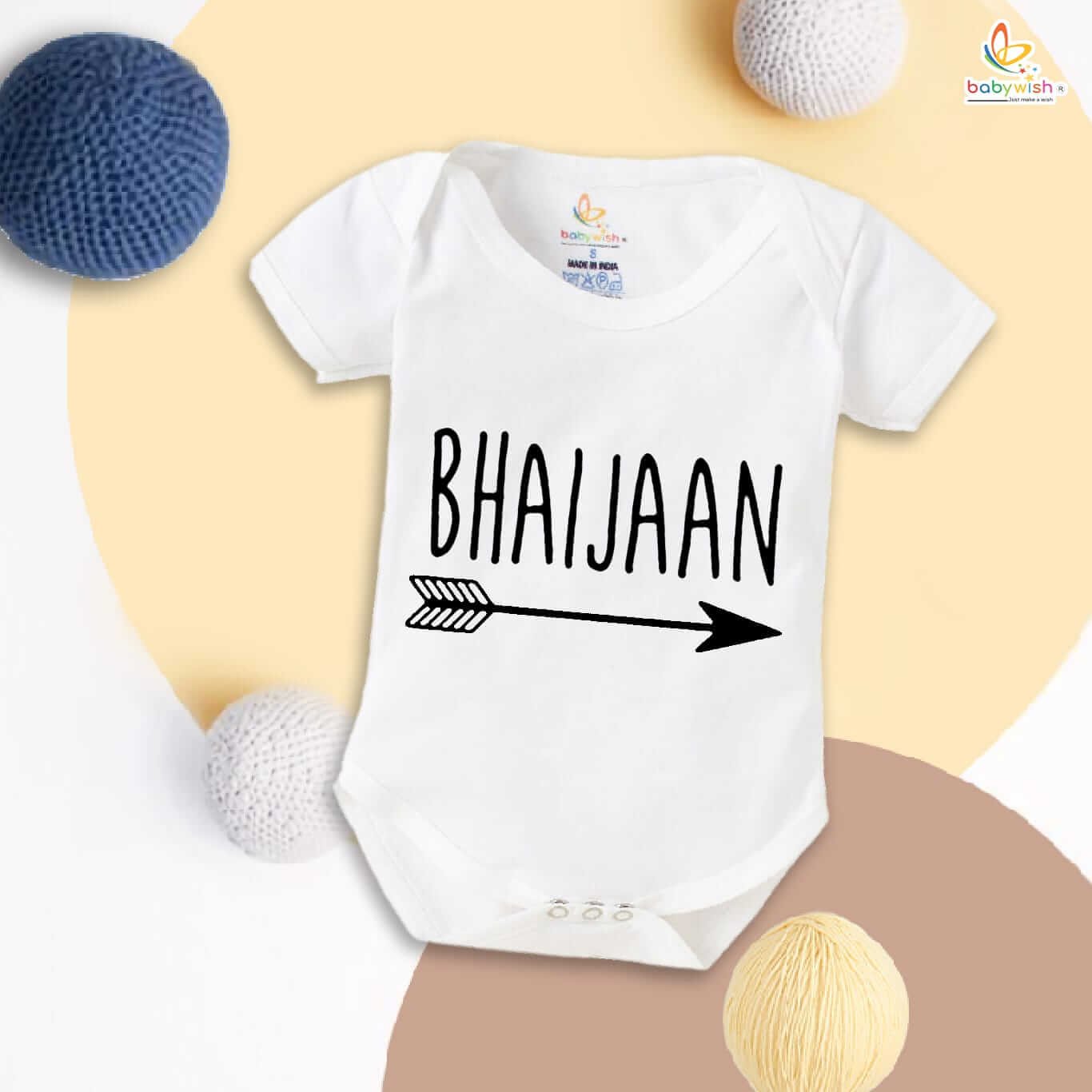 Rakshabandhan Romper for Baby Boy & Girl | Cute Rakhi Romper Outfit | Brother Sister Matching Dress | Newborn Rakhi Gift Clothing & Baby Festival Wear – Babywish