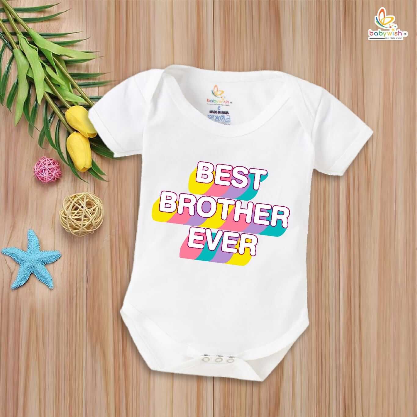 Rakshabandhan Romper for Baby Boys & Girls | Brother Sister Matching Outfit | Cute Rakhi Festival Onesie | Newborn & Infant Rakhi Gift Clothing | Festival Wear for Raksha Bandhan – Babywish