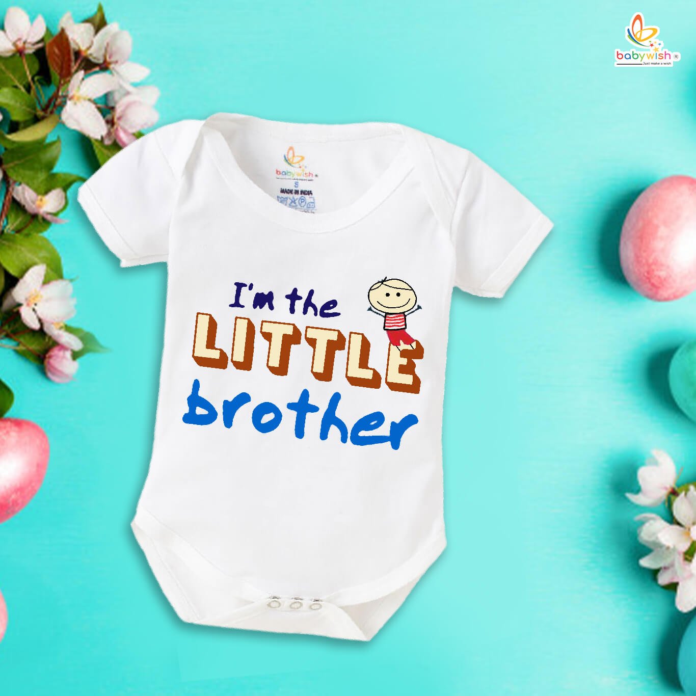Rakshabandhan Romper for Baby Boys & Girls | Brother Sister Matching Outfit | Cute Rakhi Onesie Dress | Newborn & Infant Rakhi Gift Clothing | Festival Wear for Raksha Bandhan – Babywish