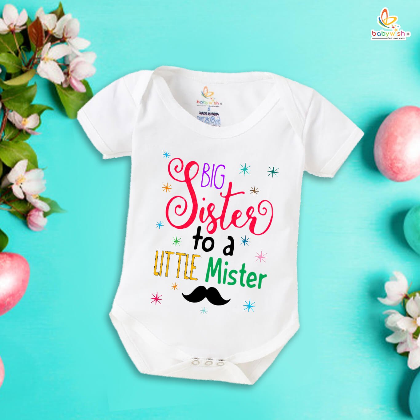 Rakshabandhan Romper for Baby Boys & Girls | Brother Sister Matching Outfit | Cute Rakhi Onesie Dress | Newborn & Infant Rakhi Gift Clothing | Festival Wear for Raksha Bandhan – Babywish