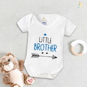 Rakshabandhan Romper for Kids, Brother Sister Matching Outfit, Cute Rakhi Gift Onesie, Comfortable Half Sleeve Baby Clothes for Boys and Girls Babywish