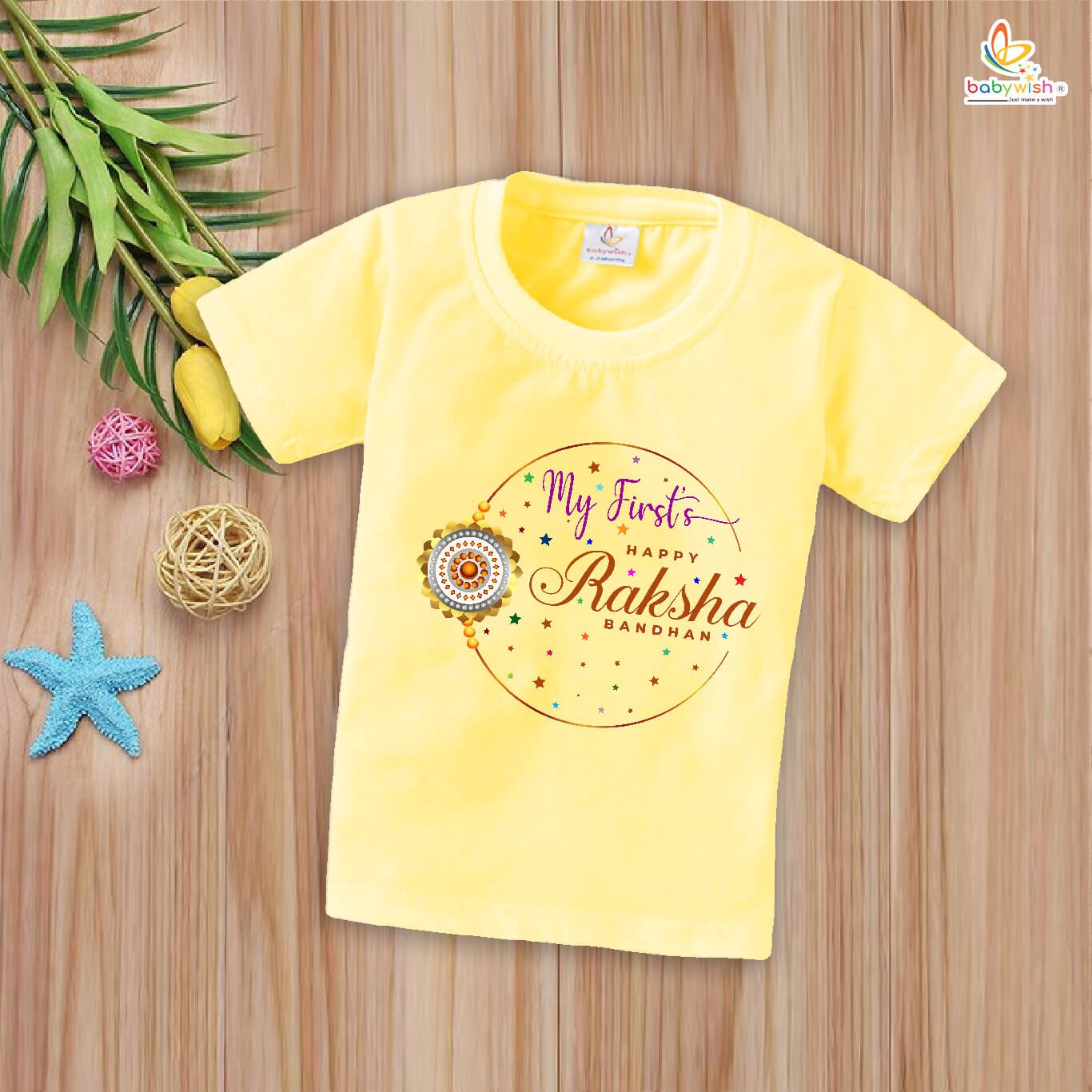 Rakshabandhan T-Shirt for Brother Sister | Rakhi Festival Matching Dress | Raksha Bandhan Gift Tee for Kids Boys Girls & Adults | Family Celebration Rakhi Outfit Special Edition 2025 – Babywish
