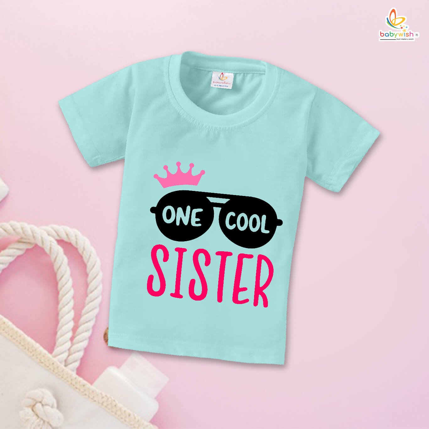 Rakshabandhan T-Shirt for Kids – Brother Sister Matching Dress Perfect Rakhi Gift Tee for Boys and Girls Babywish