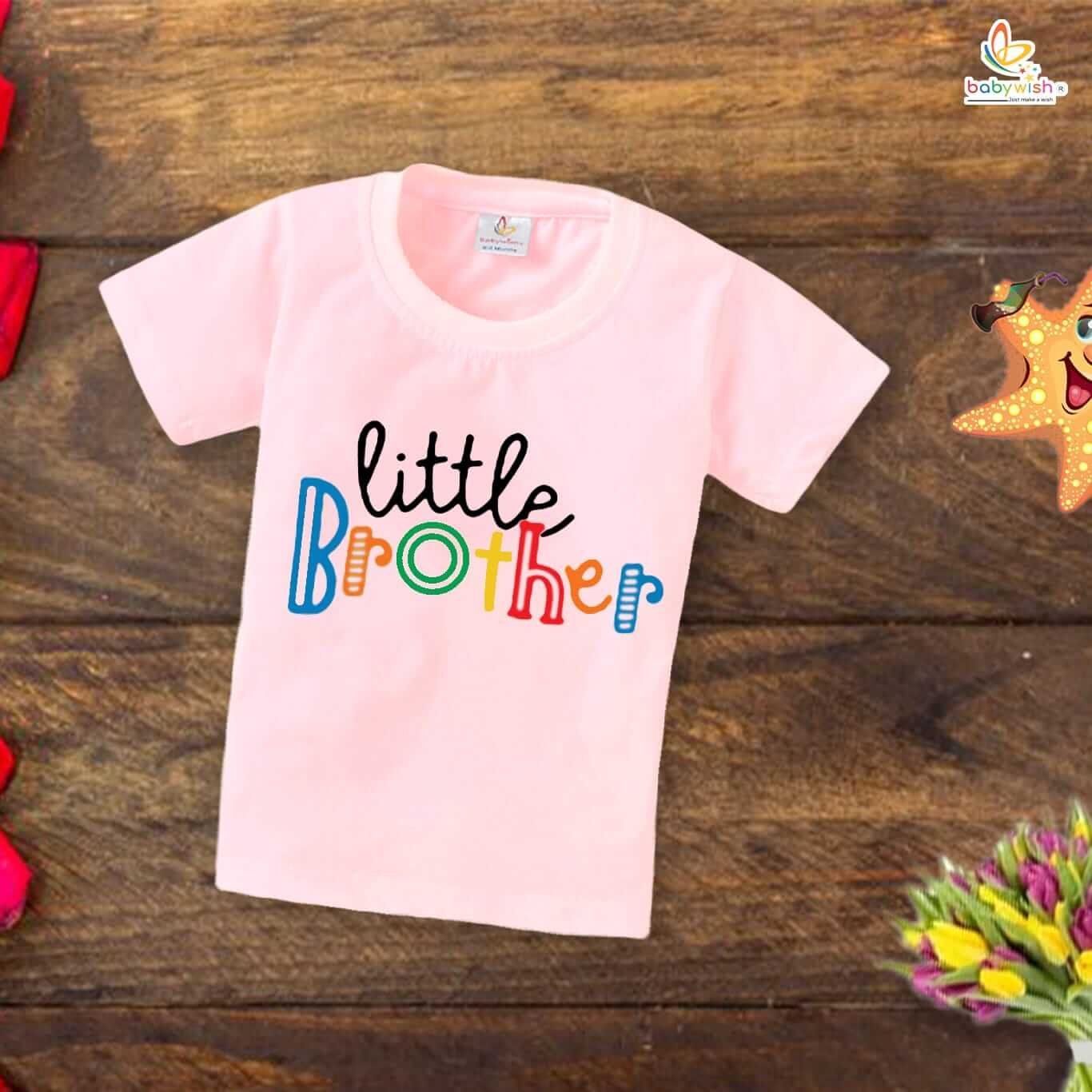 Rakshabandhan T-Shirt for Kids Brother Sister Matching Outfit – Perfect Rakhi Gift Tee for Siblings Babywish
