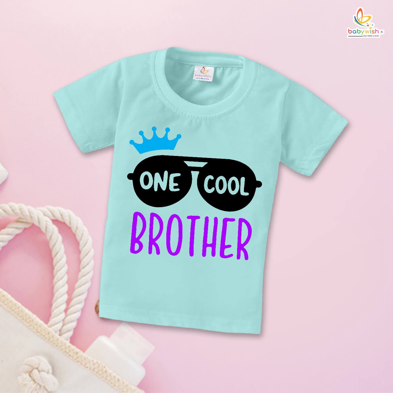 Rakshabandhan T-Shirt for Kids – Brother Sister Matching Outfit Perfect Rakhi Gift Tee for Boys and Girls Babywish