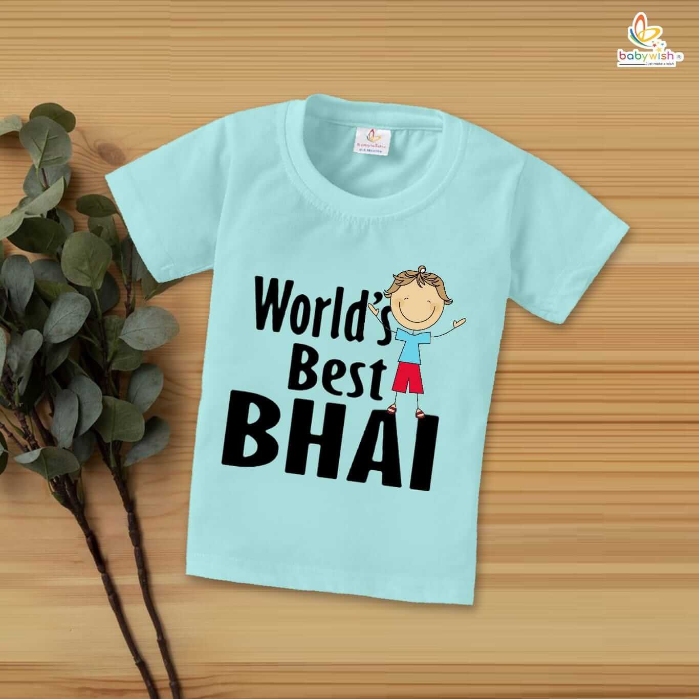 Rakshabandhan T-Shirt for Kids | Brother Sister Matching Outfit | Cute Rakhi Tee for Boys & Girls | Festival Wear & Rakhi Gift Top – Babywish