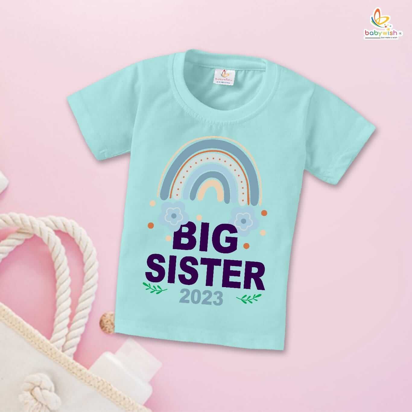 Rakshabandhan T-Shirt for Kids, Brother Sister Matching Outfit, Cute Rakhi Gift Tee, Half Sleeve Round Neck Topwear, Fun Festival Wear for Boys and Girls – Babywish