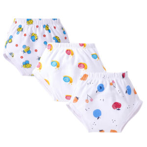 Reusable Cotton Baby Training Pants – Pack of 3 for Toddlers | Babywish