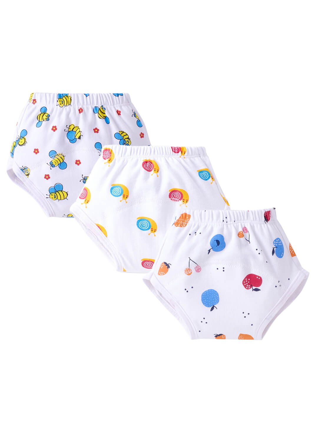 Reusable Cotton Baby Training Pants – Pack of 3 for Toddlers | Babywish