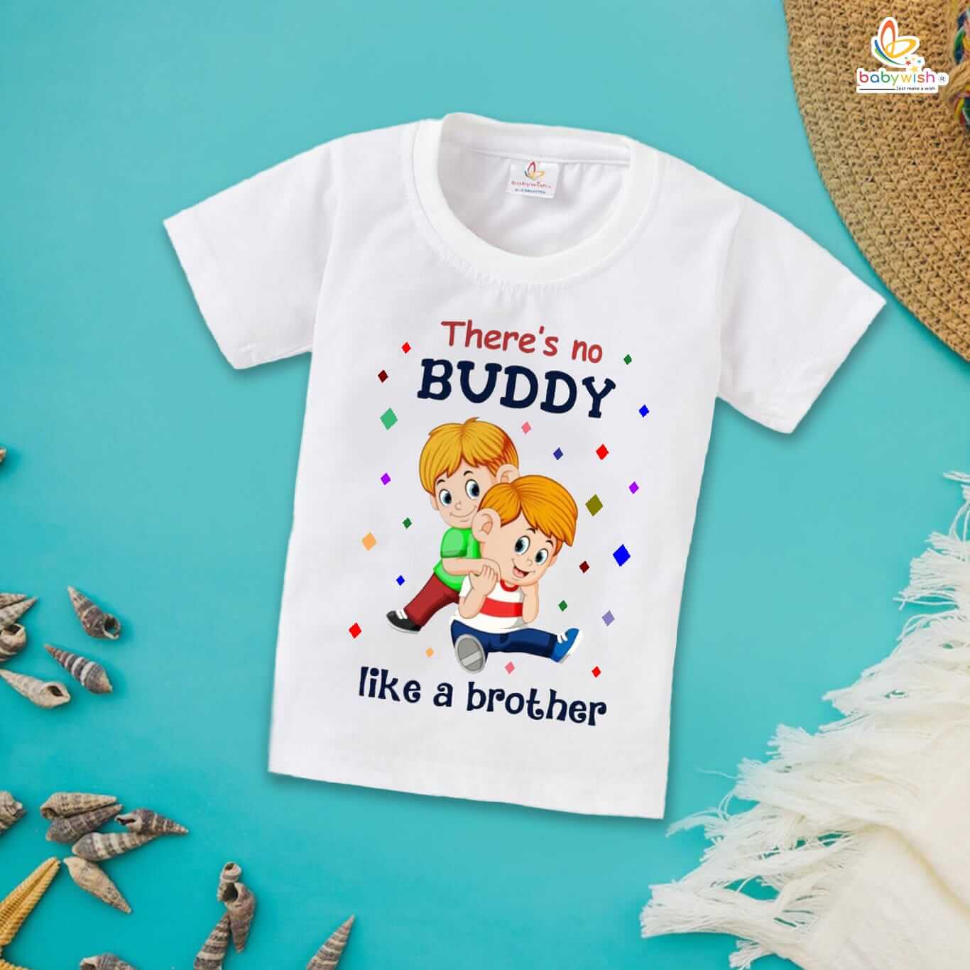 There's No Buddy Like a Brother Kids T-Shirt | Raksha Bandhan Brother T-Shirt for Boys | Babywish - Image 8