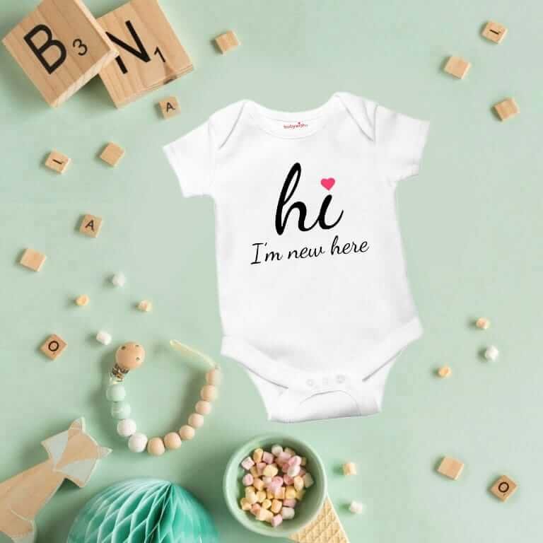 Baby Newborn Bodysuits Romper Half Sleeve Envelope Neck Onesies Outfit – Soft, Cozy & Adorable Baby Clothes for Boys and Girls, Ideal for Newborns