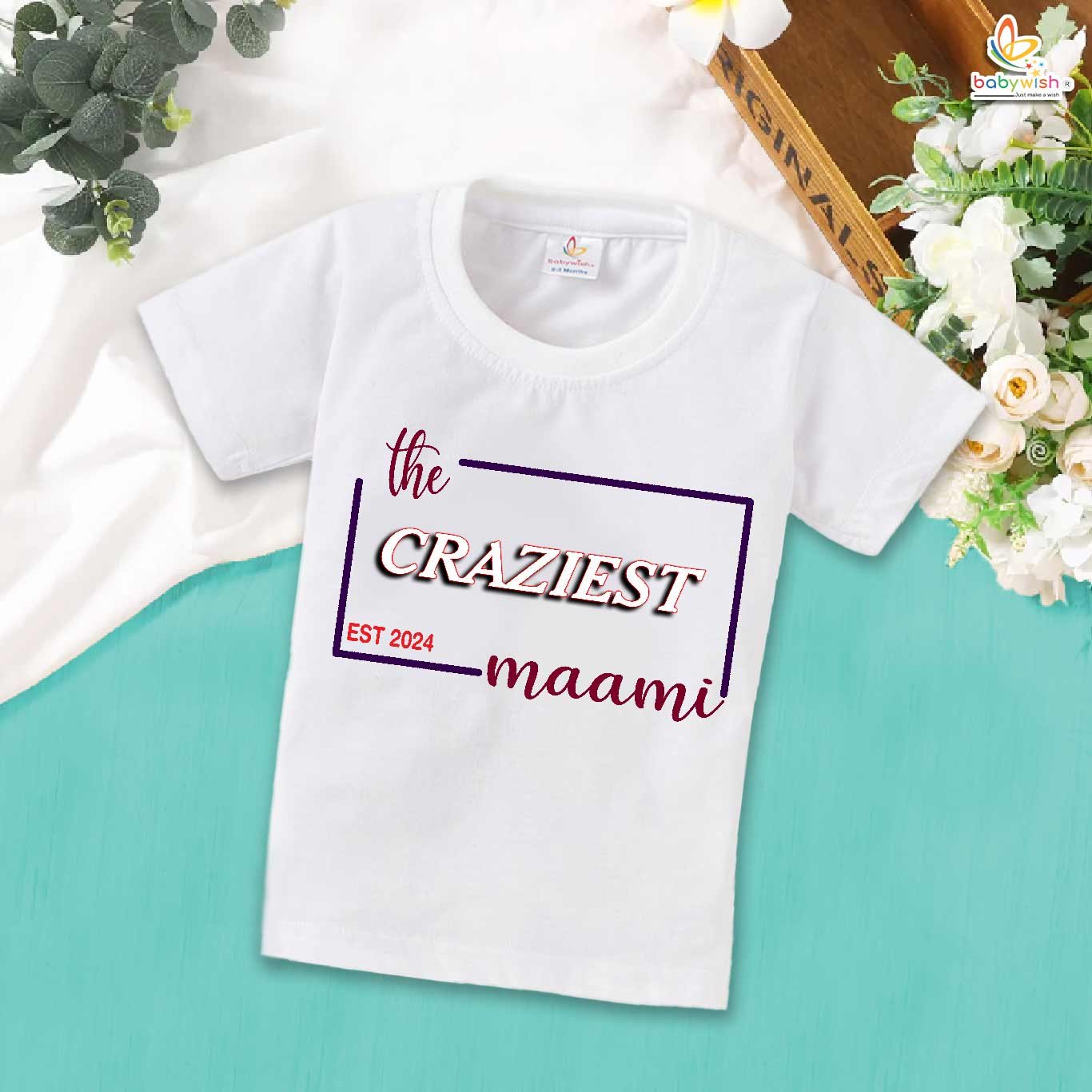 The Craziest Maami – Matching Mama & Maami T-Shirts for Kids and Family Outings | Funny Family Tees for Babies & Toddlers | Babywish