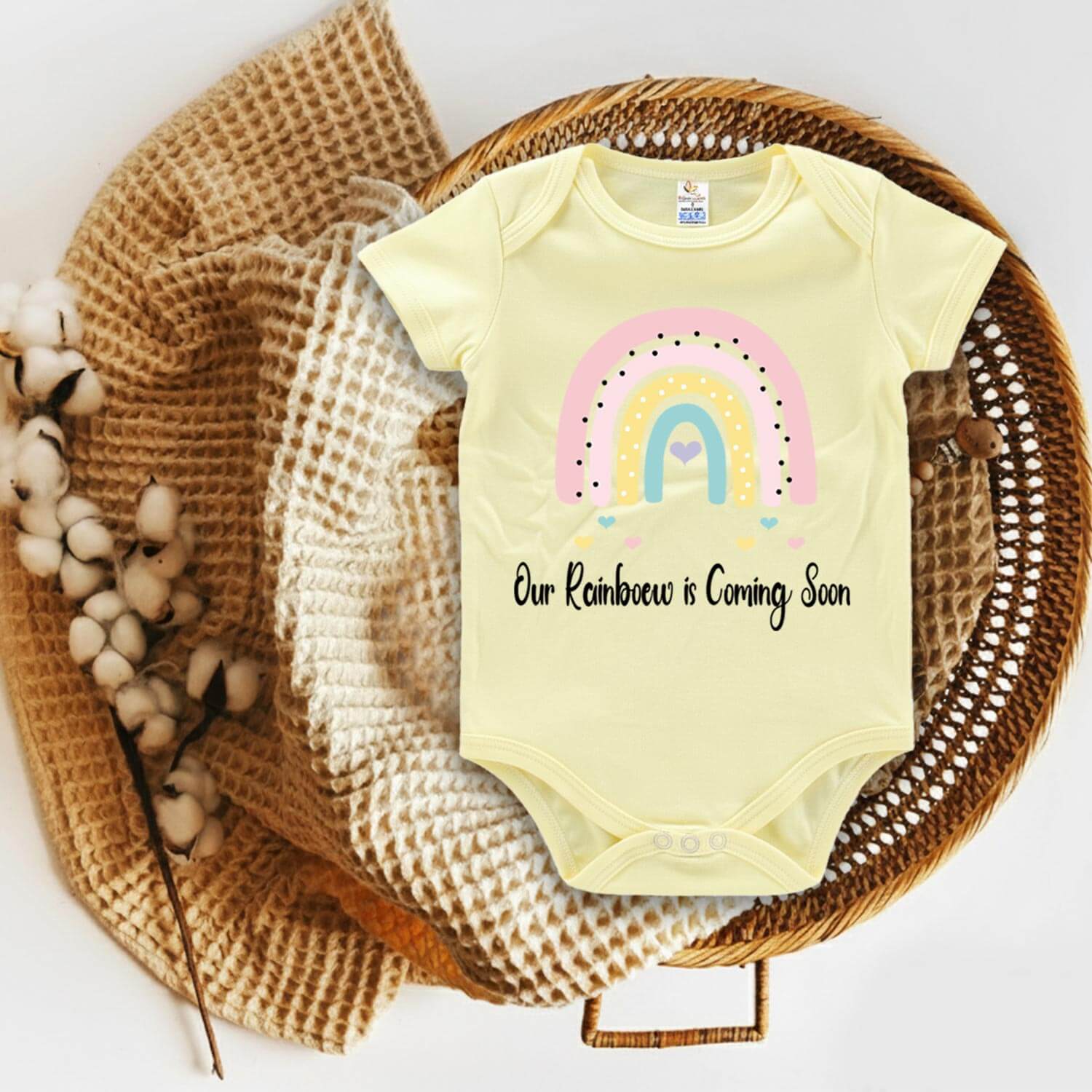 Celebrate Your Special News with Our Cute Pregnancy Announcement Romper for Baby – Personalized Surprise Reveal Outfit | Soft Cotton Baby Bodysuit | Baby onesie from Babywish