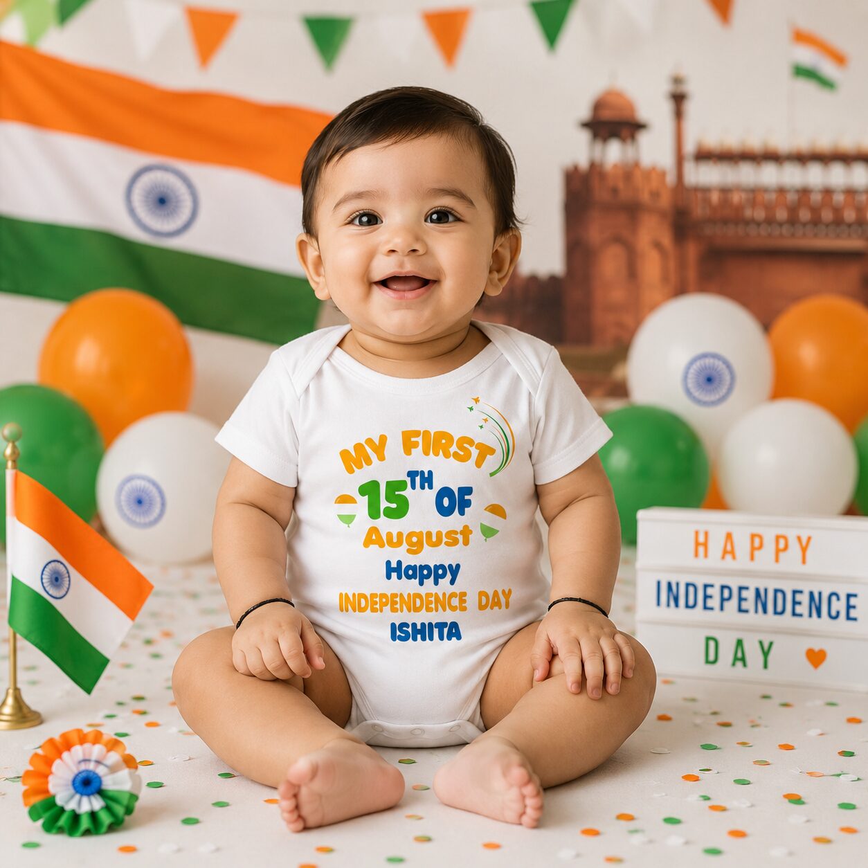 My First 15th August Romper